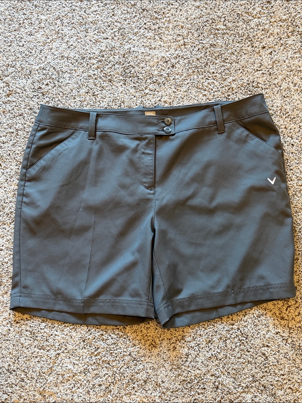 Callaway Women’s Golf Shorts in Charcoal Gray